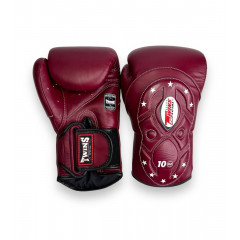 Боксерские перчатки Twins BGVL6 MK maroon maroon 10 oz
