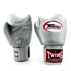 Боксерские перчатки Twins Special BGVL3 silver 12 oz