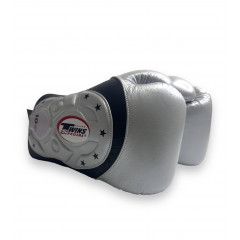 Боксерские перчатки Twins BGVL6 MK Silver 14 oz