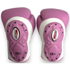 Боксерские перчатки Twins BGVL6 MK white pink 16 oz