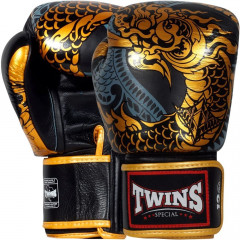 Боксерские перчатки FBGVL3-52 Dragon black gold 10 oz