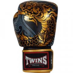 Боксерские перчатки FBGVL3-52 Dragon black gold 10 oz