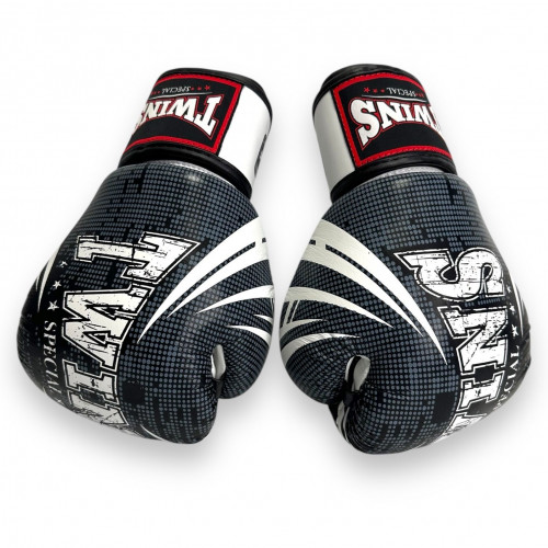 Боксерские перчатки FBGVL3-TW5 black white 12 oz