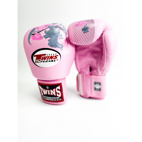 Боксерские перчатки Twins FBGVL3-13 pink 12 oz