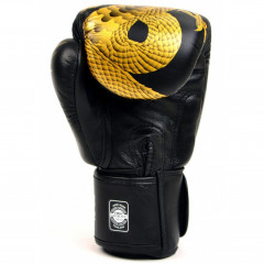 Боксерские перчатки Twins FBGVL3-23 black gold 14 oz