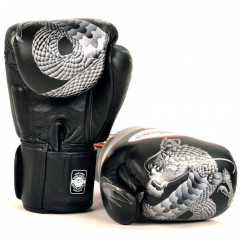 Боксерские перчатки Twins FBGVL3-23 black silver 10 oz