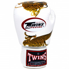 Боксерские перчатки Twins FBGVL3-23 white gold 14 oz