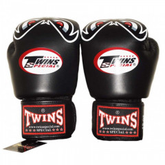 Боксерские перчатки Twins FBGVL3-25 black 12 oz