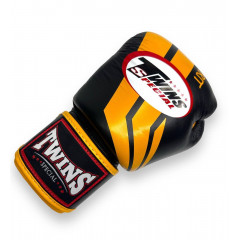 Боксерские перчатки Twins FBGVL3-43 yellow black 12 oz