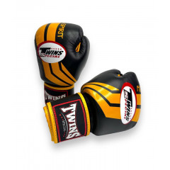 Боксерские перчатки Twins FBGVL3-43 yellow black 12 oz