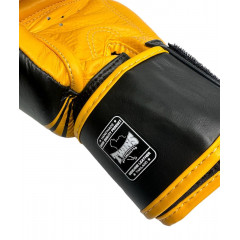 Боксерские перчатки Twins FBGVL3-43 yellow black 12 oz
