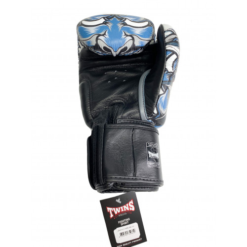 Боксерские перчатки Twins FBGVL3-58 (Кабуки) grey 10 oz