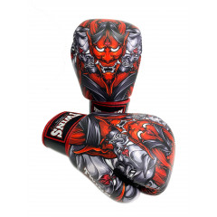 Боксерские перчатки Twins FBGVL3-58 (Кабуки) red 12 oz
