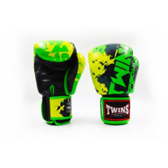 Боксерские перчатки Twins FBGVL3-61 green 10 oz