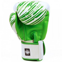 Боксерские перчатки TWINS FBGVL3-TW2 WHITE-GREEN 14 oz