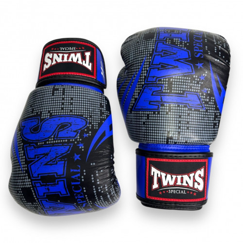Боксёрские перчатки FBGVL3-TW5 black blue 12 oz