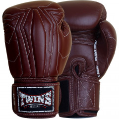 Боксерские перчатки Twins Special BGVL14 Dark Brown 14 oz