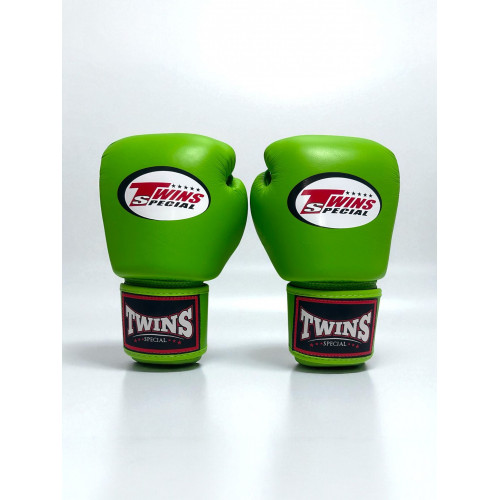 Боксерские перчатки Twins Special BGVL3 green neon 14 oz