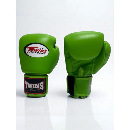 Боксерские перчатки Twins Special BGVL3 green neon 14 oz