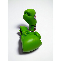 Боксерские перчатки Twins Special BGVL3 green neon 14 oz