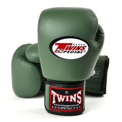 Боксерские перчатки Twins Special BGVL3 Olive 16 oz
